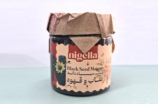 nigella-002 معجون سیاه دانه عناب و قهوه - 002